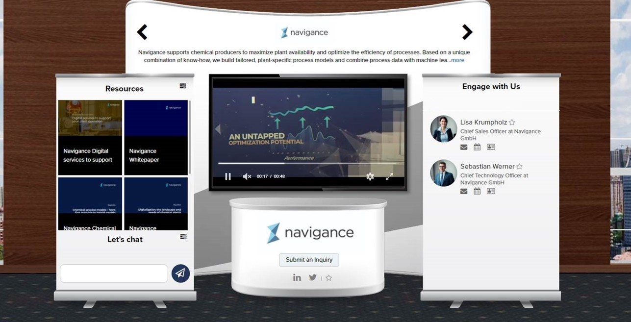 Navigance booth at N+S 2021